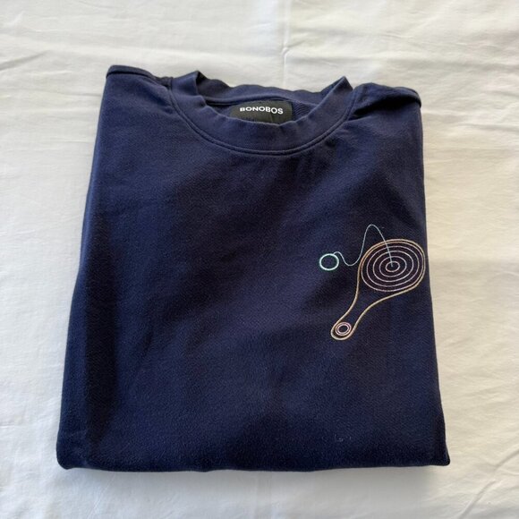 Bonobos Crew Neck Sweatshirt Paddle Ball - Picture 1 of 3